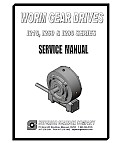 Low Speed Worm Gear Reducer 1210, 1260 & 1280 Service Manual