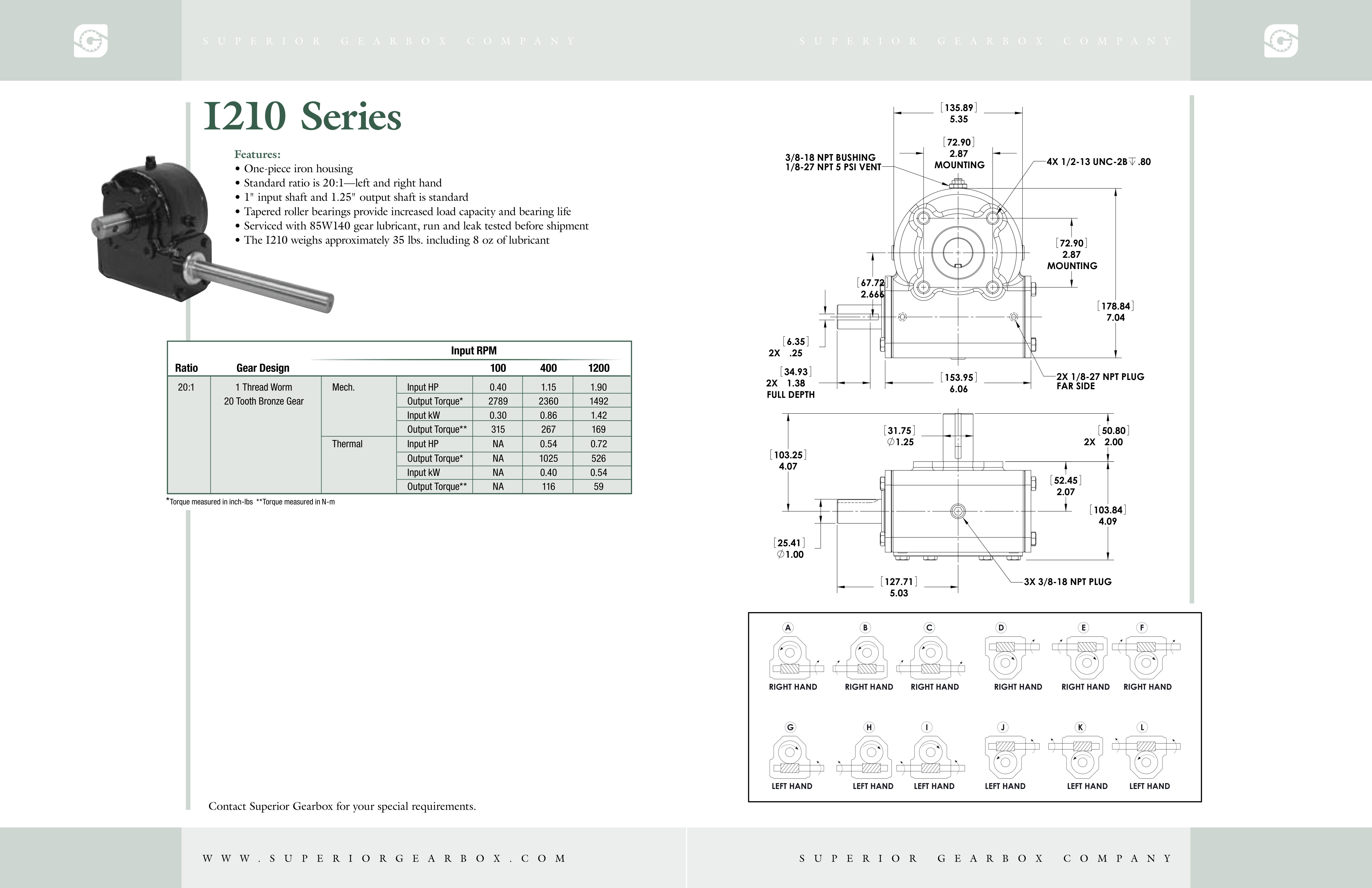 I210 Series Brochure Image