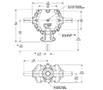 Dimensional Drawing for 200 Series Gear Drives