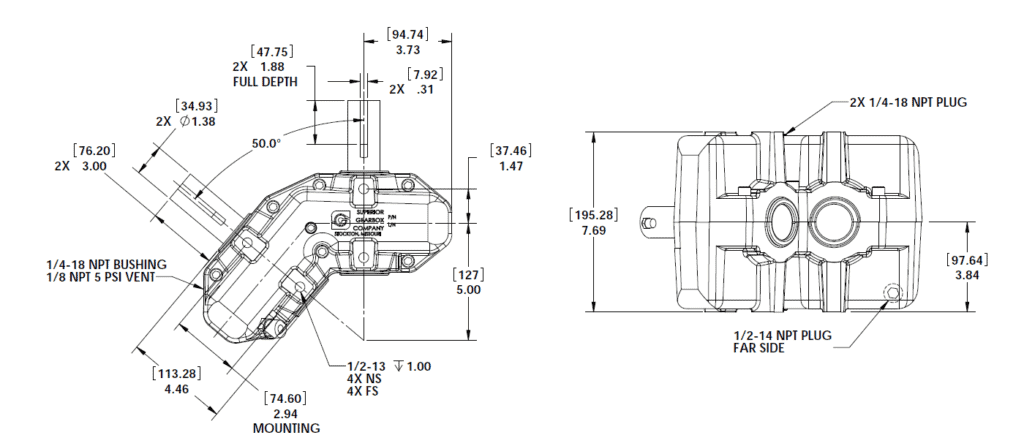 H130 Series Drawing