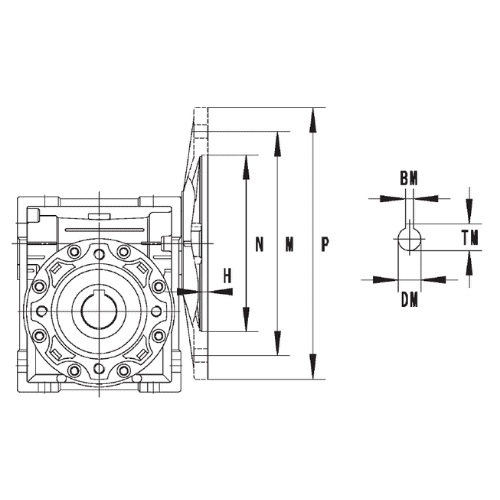 Variodrive NEMA Dimensions